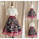 Miss Point Parfait Strawberry Tea Skirt(Reservation/3 Colours/Full Payment Without Shipping)